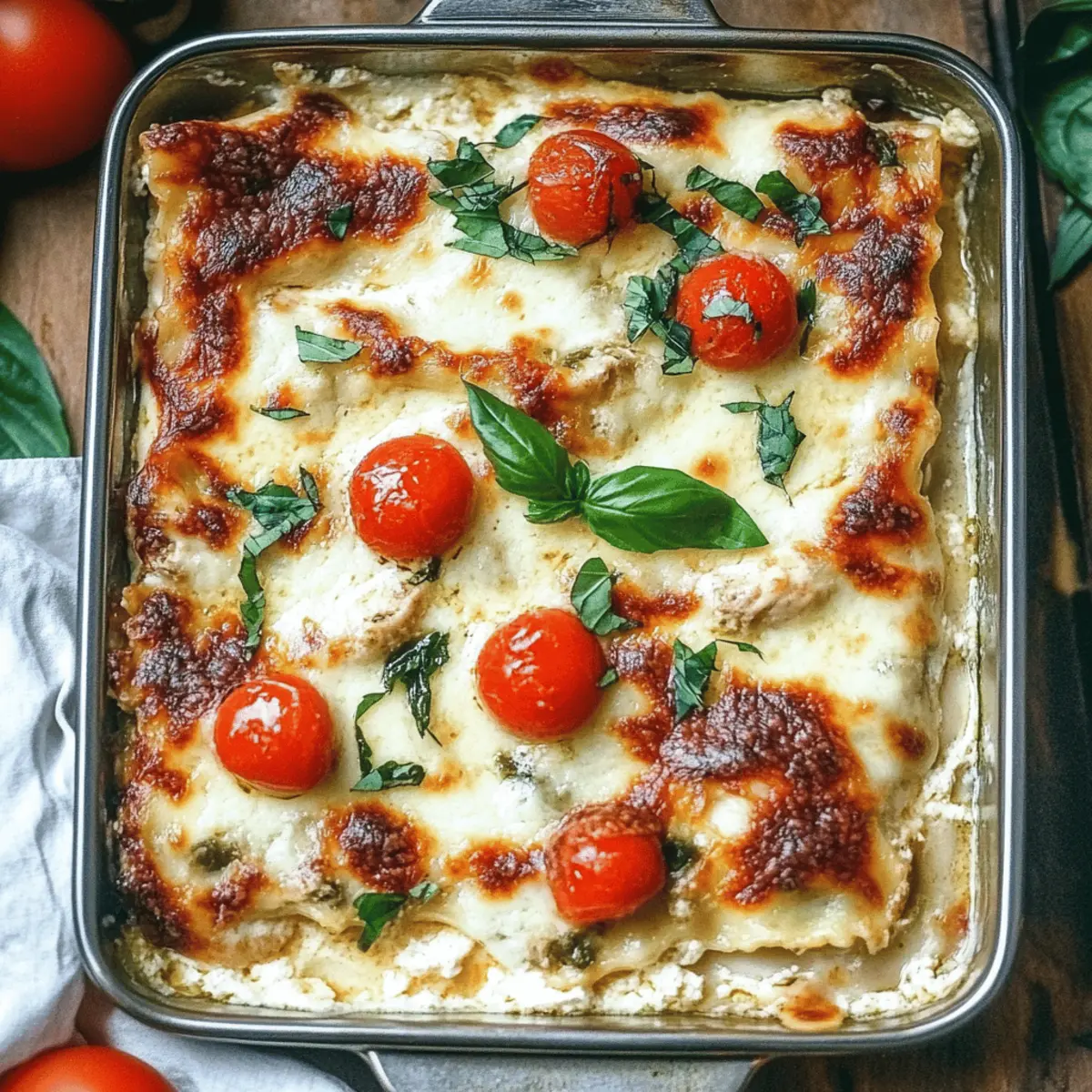 Delicious White Chicken Caprese Lasagna for Easy Weeknight Dinners
