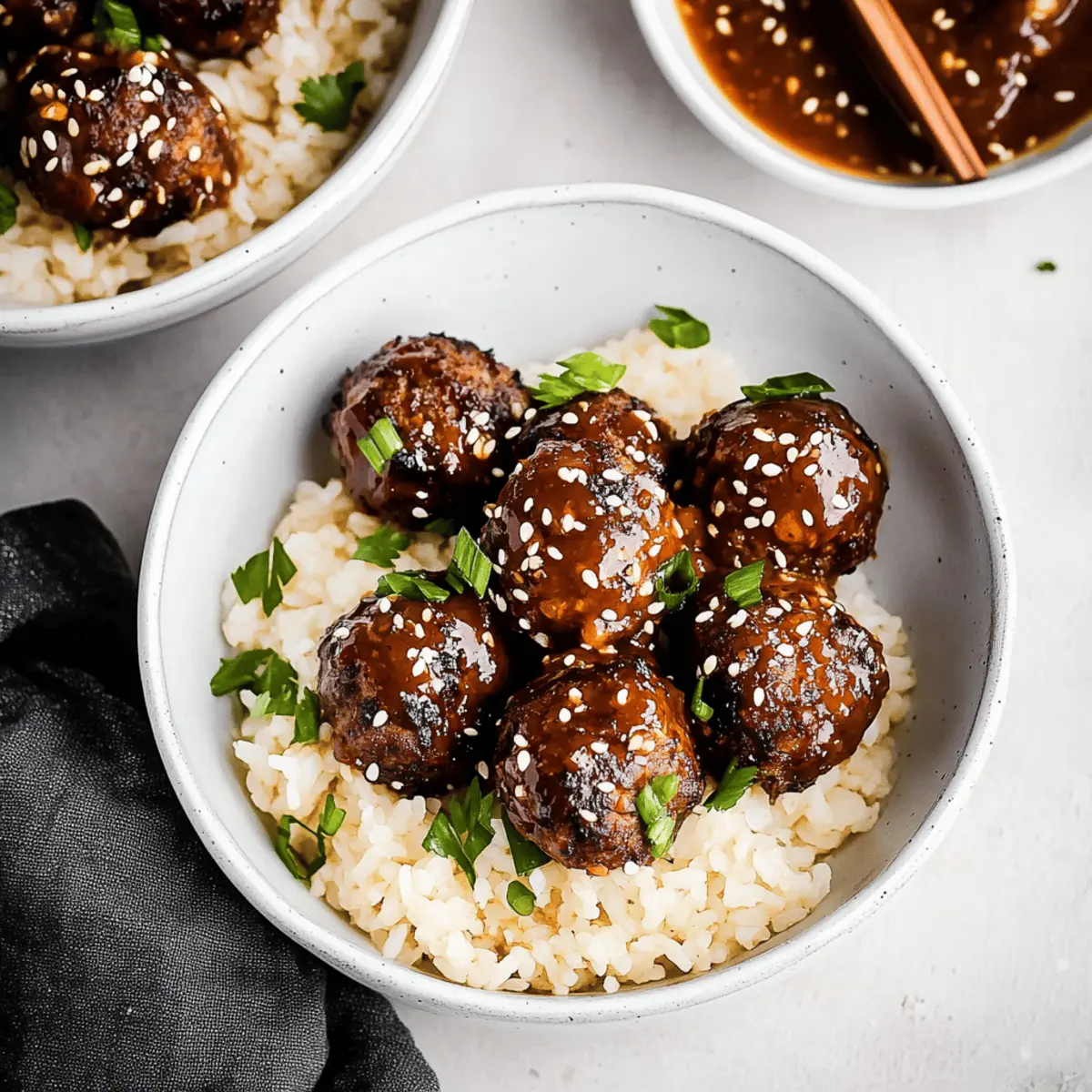 Delicious Korean BBQ Meatballs with Spicy Mayo Dip Recipe
