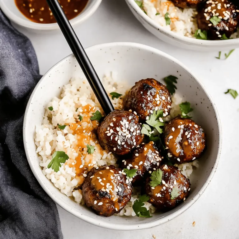 Korean BBQ Meatballs with Spicy Mayo Dip