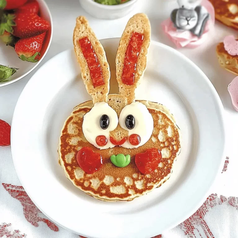 bunny pancakes