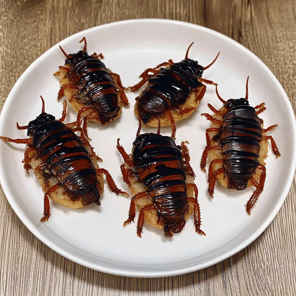 Halloween Crispy Fried Cockroach Donut Recipe for Spooky Fun