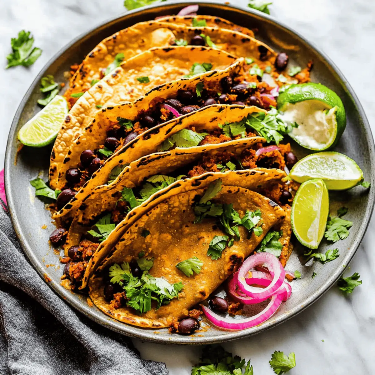 Crispy Sheet Pan Black Bean Tacos Recipe Ready in 45 Minutes