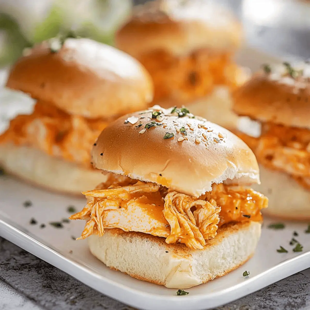 Buffalo Chicken Sliders