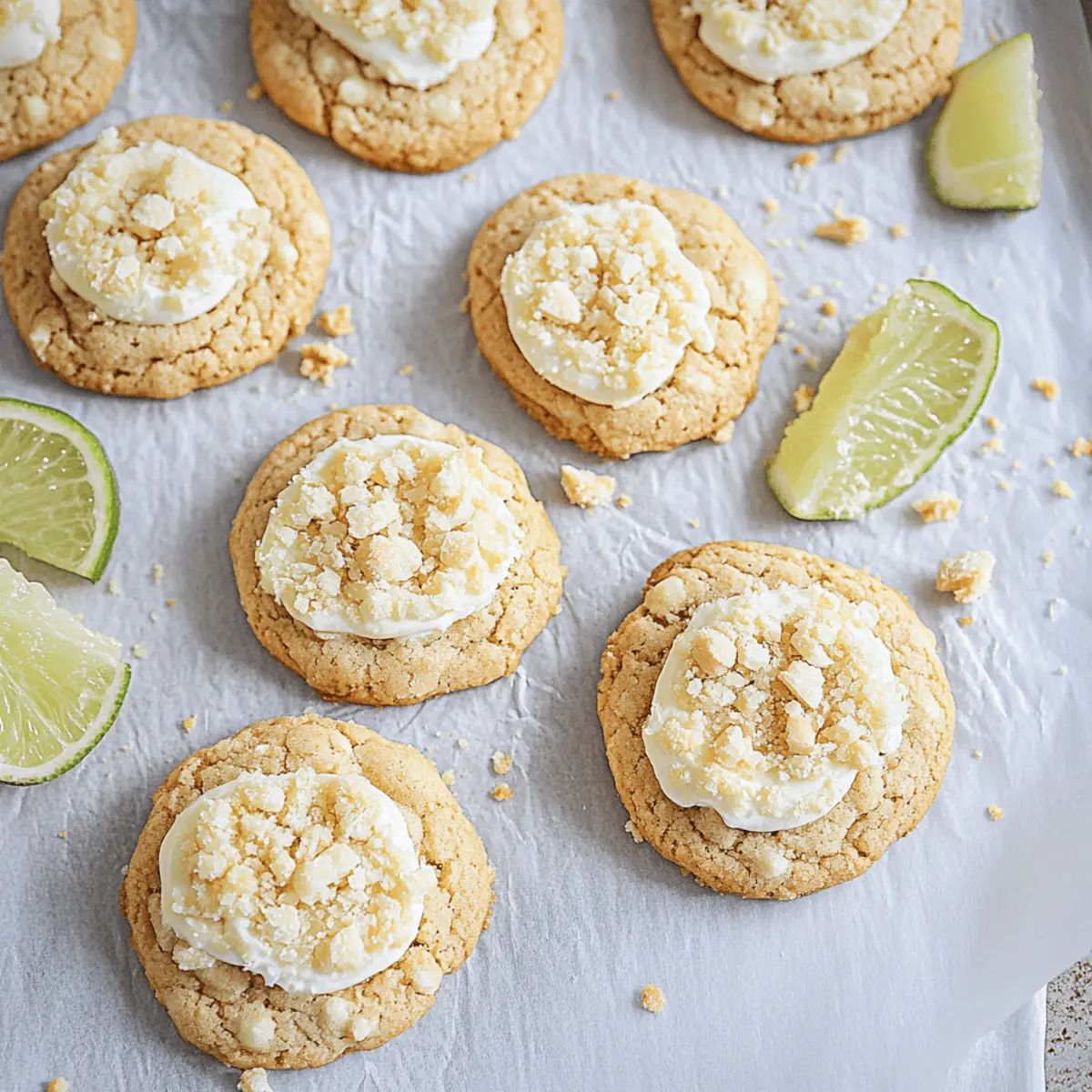 Delicious Key Lime Pie Cookies Recipe with White Chocolate Chips