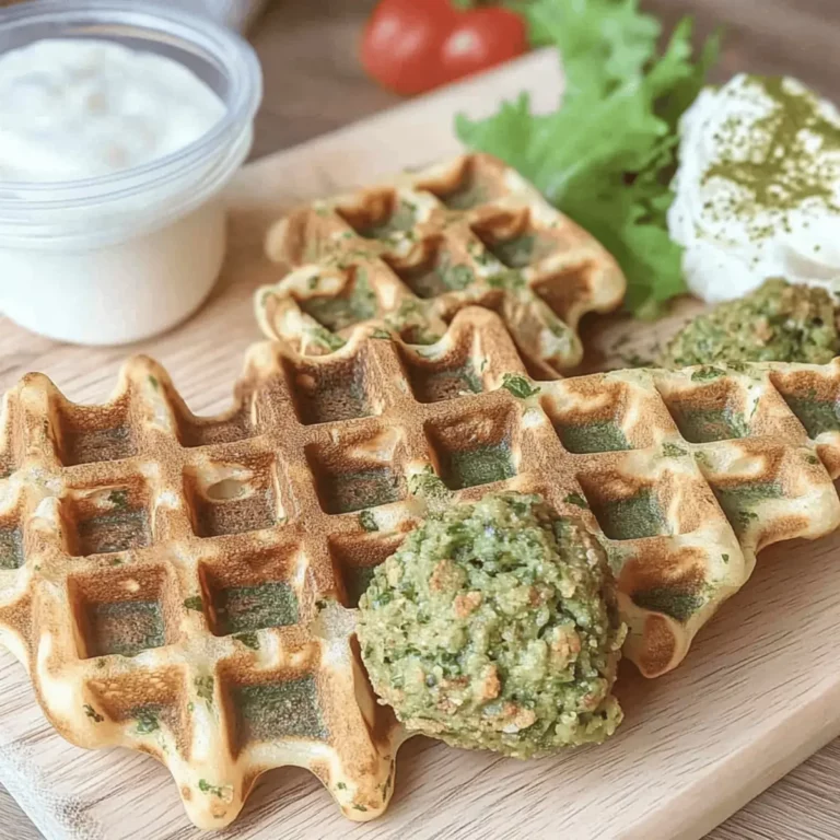 Waffle Falafel | Nourish Deliciously