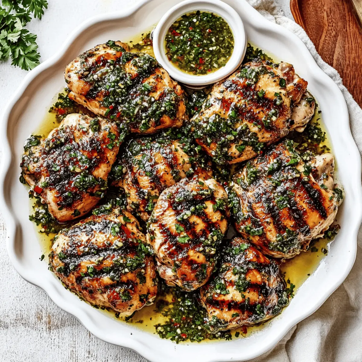 Chimichurri Chicken Thighs