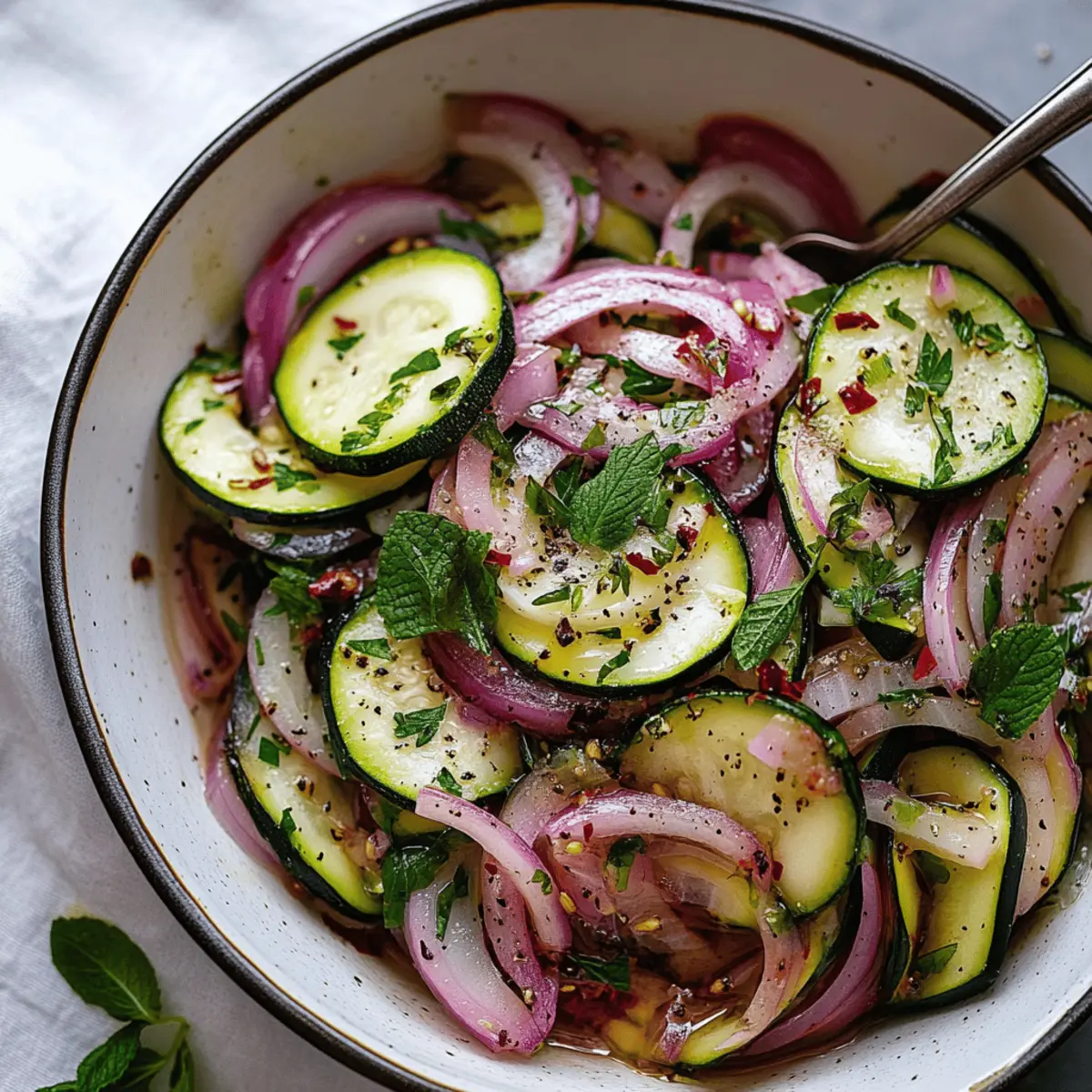 Deliciously Easy Marinated Zucchini and Red Onions Recipe