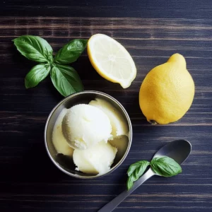 The Delightful Lemon Basil Sorbet: A Refreshing Summer Treat