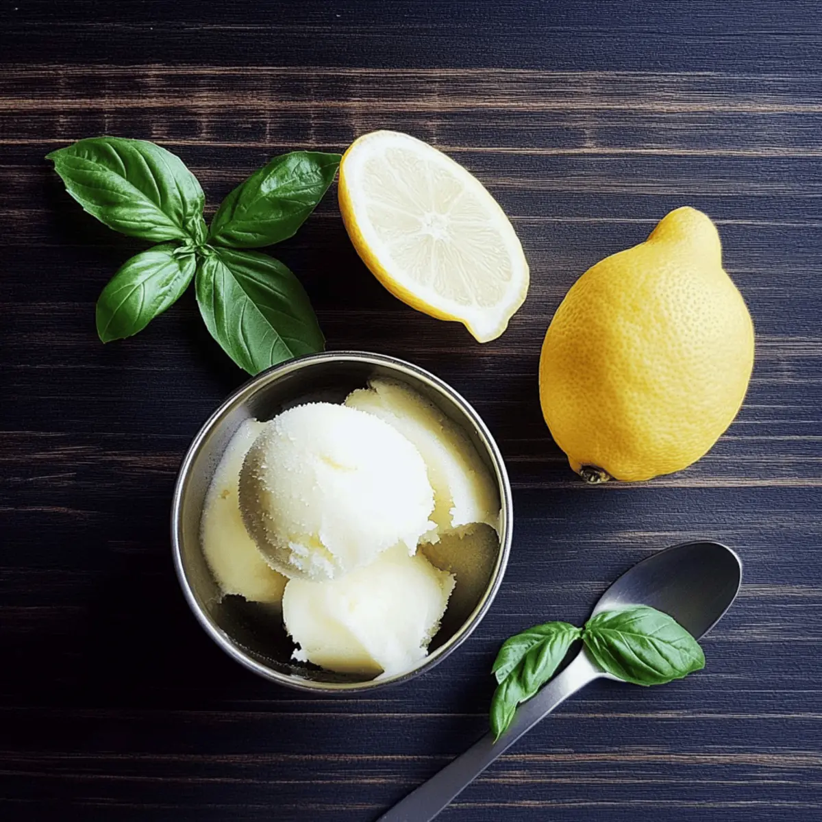 The Delightful Lemon Basil Sorbet: A Refreshing Summer Treat