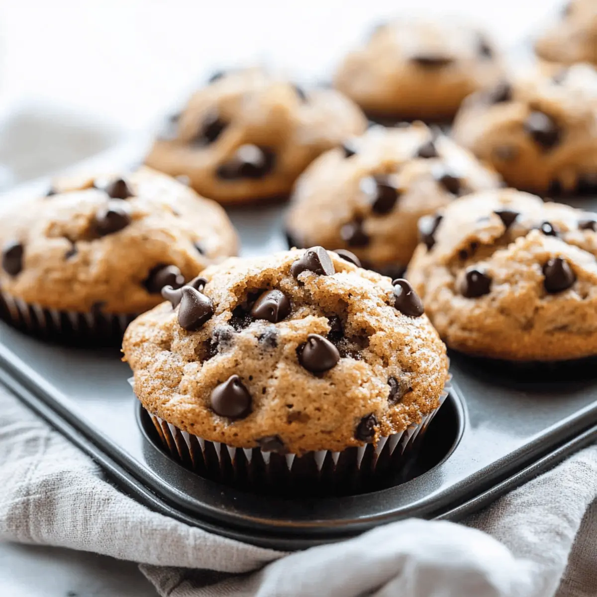 Bakery-Style Brown Butter Chocolate Chip Muffins