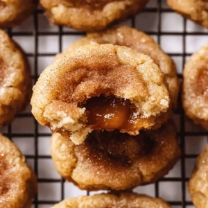 Apple Butter Snickerdoodle Cookies