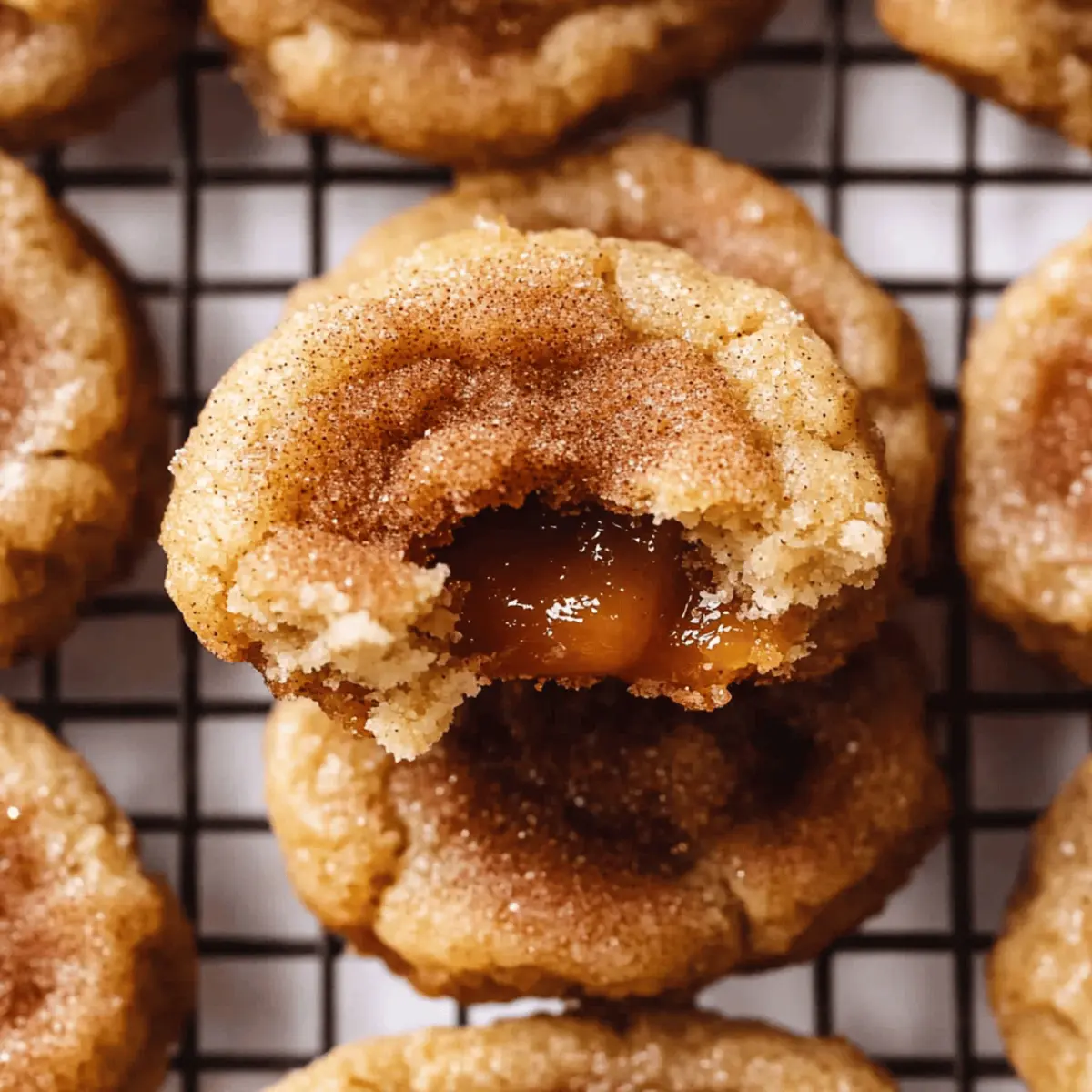 Apple Butter Snickerdoodle Cookies