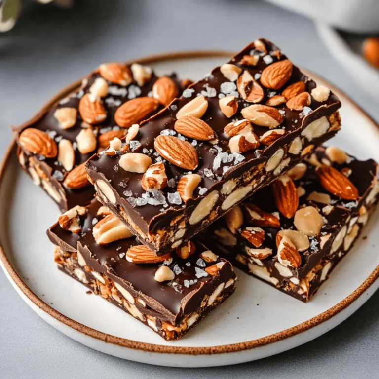 Dark Chocolate Sea Salt Nut Bars