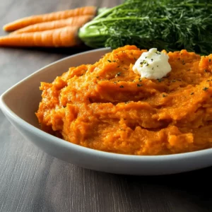 Healthy Smashed Carrots