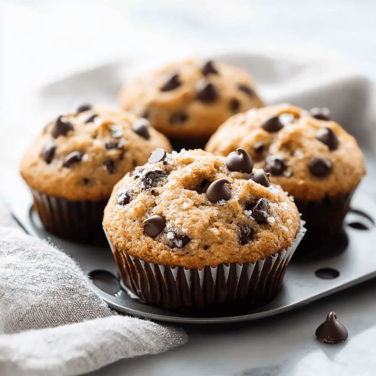 Bakery-Style Brown Butter Chocolate Chip Muffins Recipe
