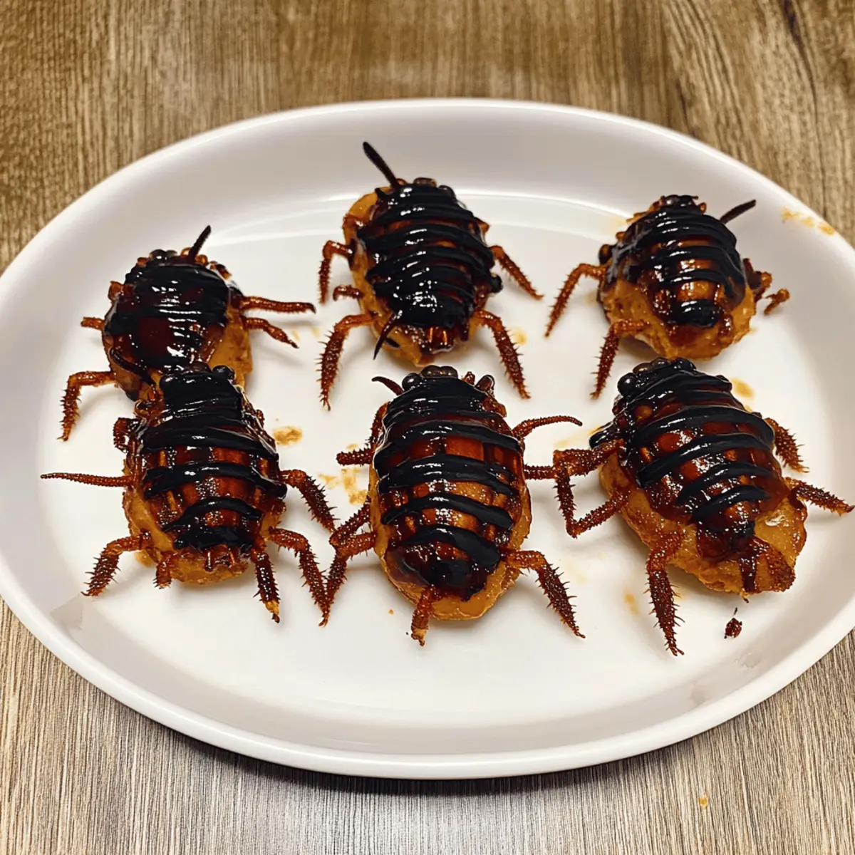 Halloween Crispy Fried Cockroach Donut Recipe