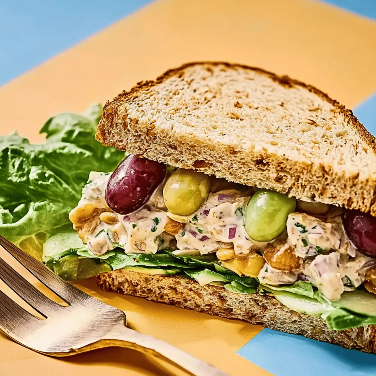Healthy Make Ahead Work Lunch Ideas: Easy Chickpea Salad on Toast