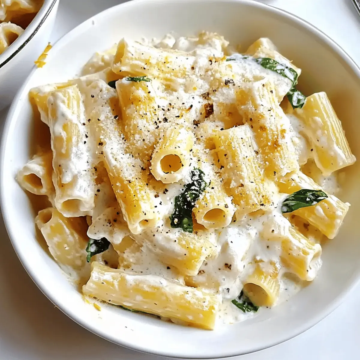 One-Pot Lemon Ricotta Rigatoni