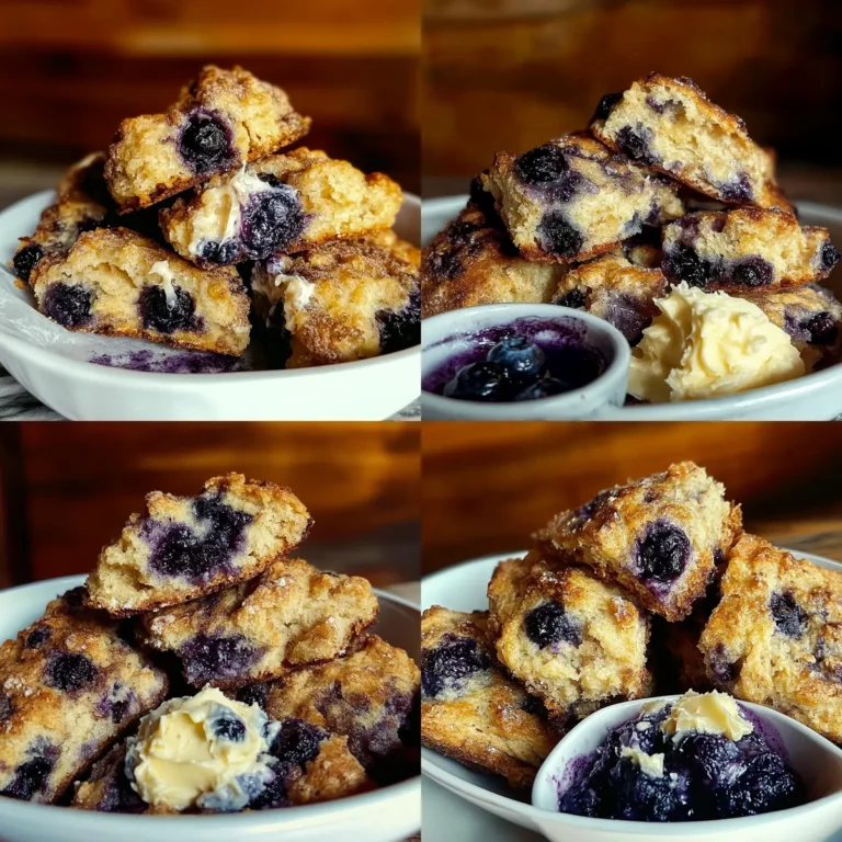 Blueberry Cinnamon Crunch Sourdough Cathead Biscuits with Whipped Salted Vanilla Bean Butter