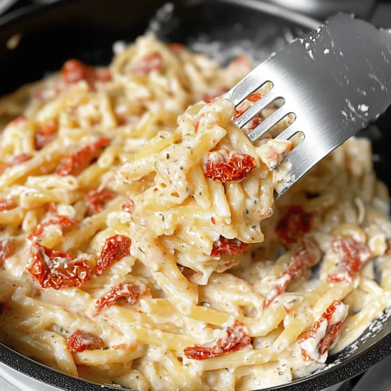 One-Pan Sun-dried Tomato Pasta