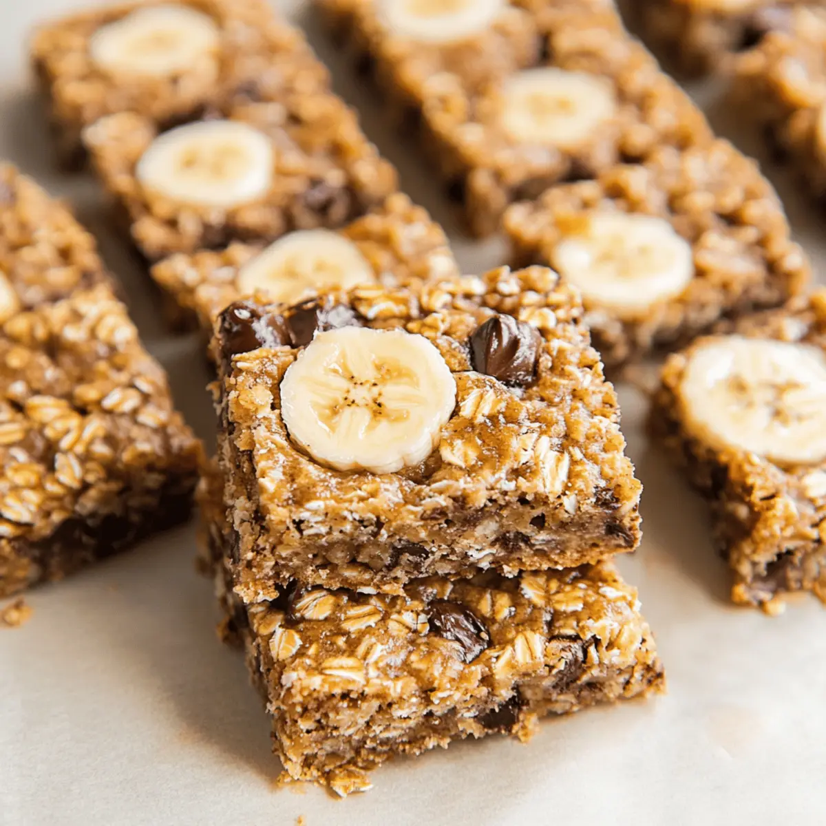 Banana Oatmeal Bars
