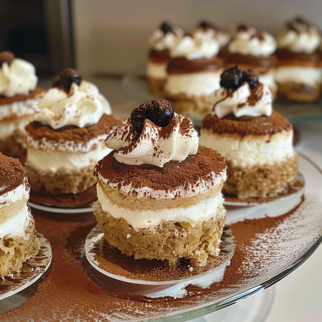 Heavenly Tiramisu Mini Cakes: A Sweet Delight Recipe