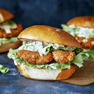 Crispy Chicken Caesar Sandwich