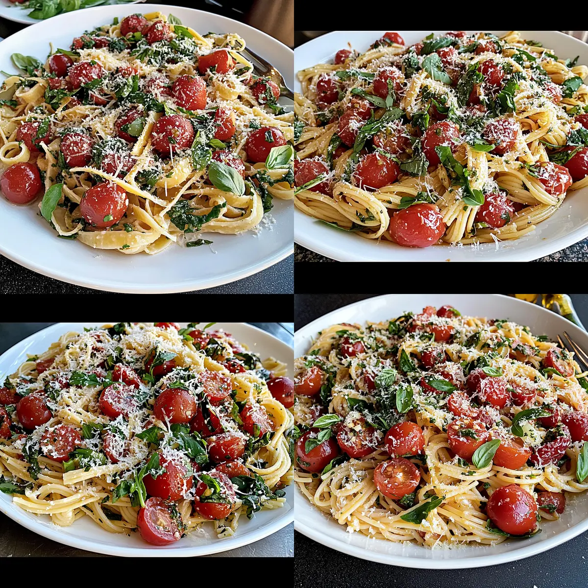 Easy Summer Garden Pasta with Cherry Tomatoes and Basil