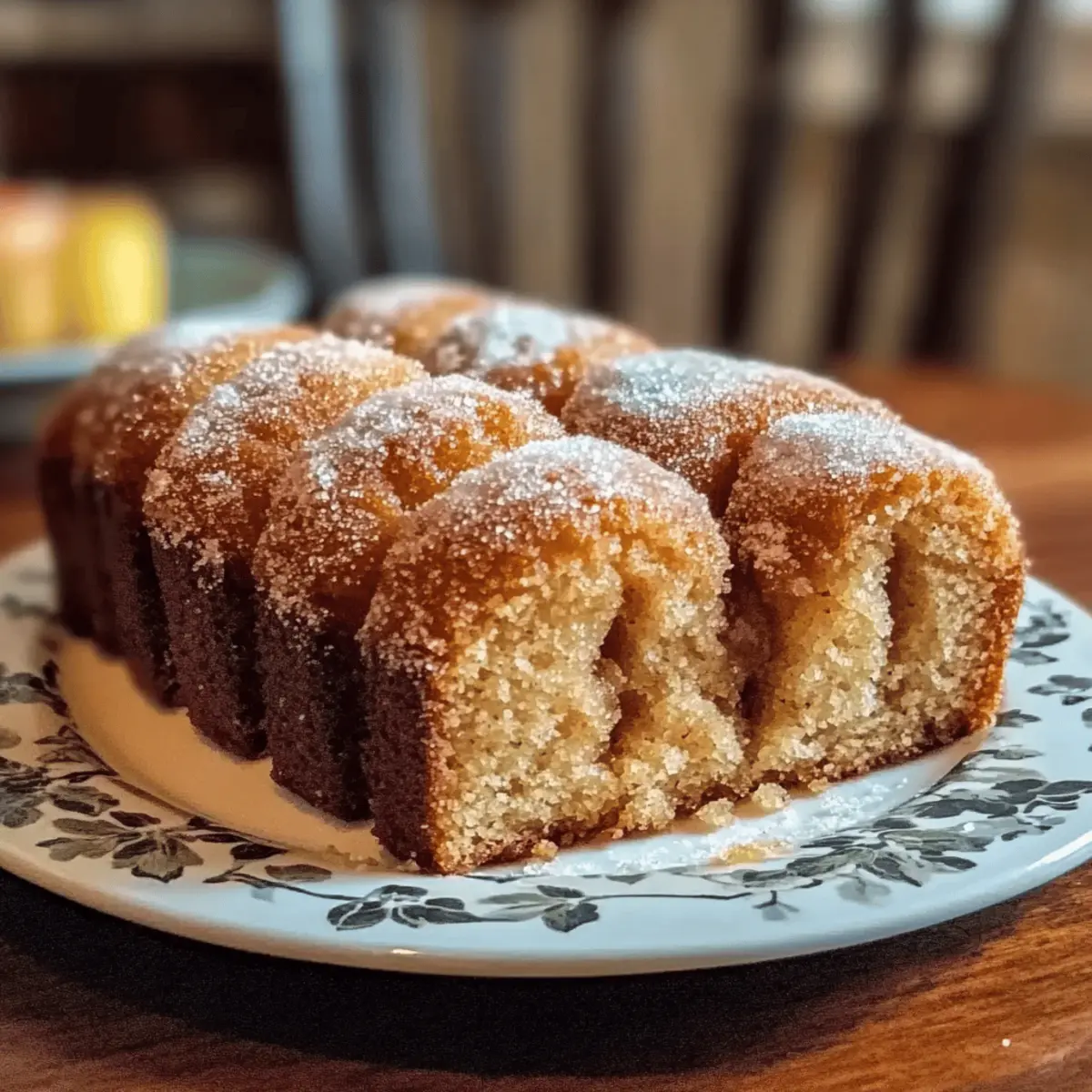 Spiced Apple Cider Donut Loaf with a Cinnamon Sugar Crust - Savory Splash