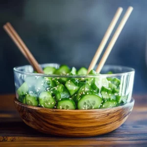 Asian Sesame Cucumber Salad