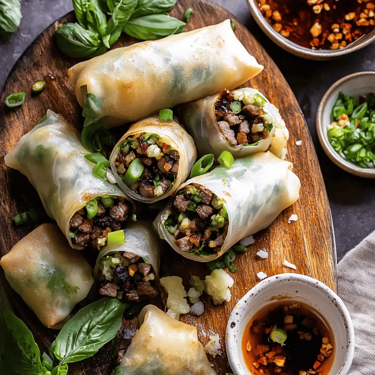 Quick & Easy Thai Basil Beef Rolls – 20-Minute Delicious Dinner