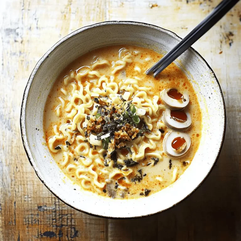 Spicy Coconut Curry Ramen