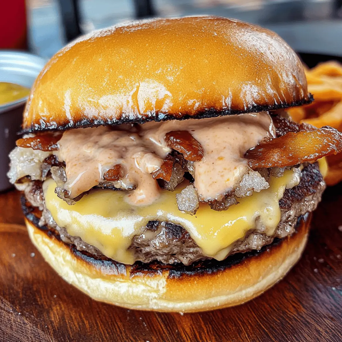 Irresistible Crack Burgers Loaded with Cheese and Bacon