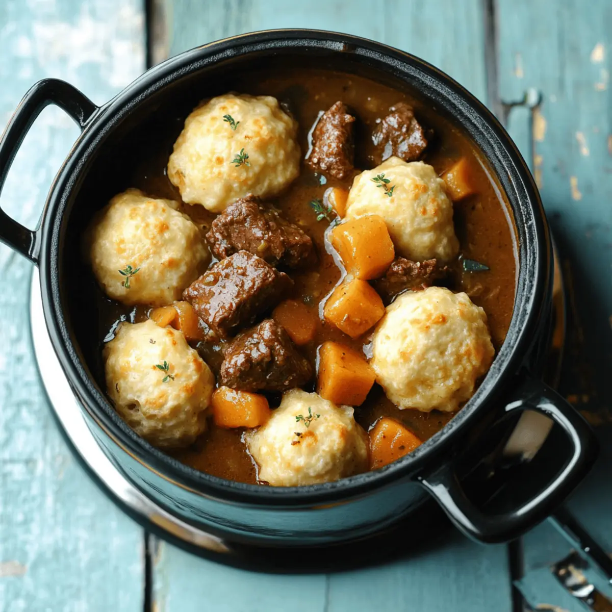 Easy Delicious Beef Stew and Dumplings Recipe for Comfort Food
