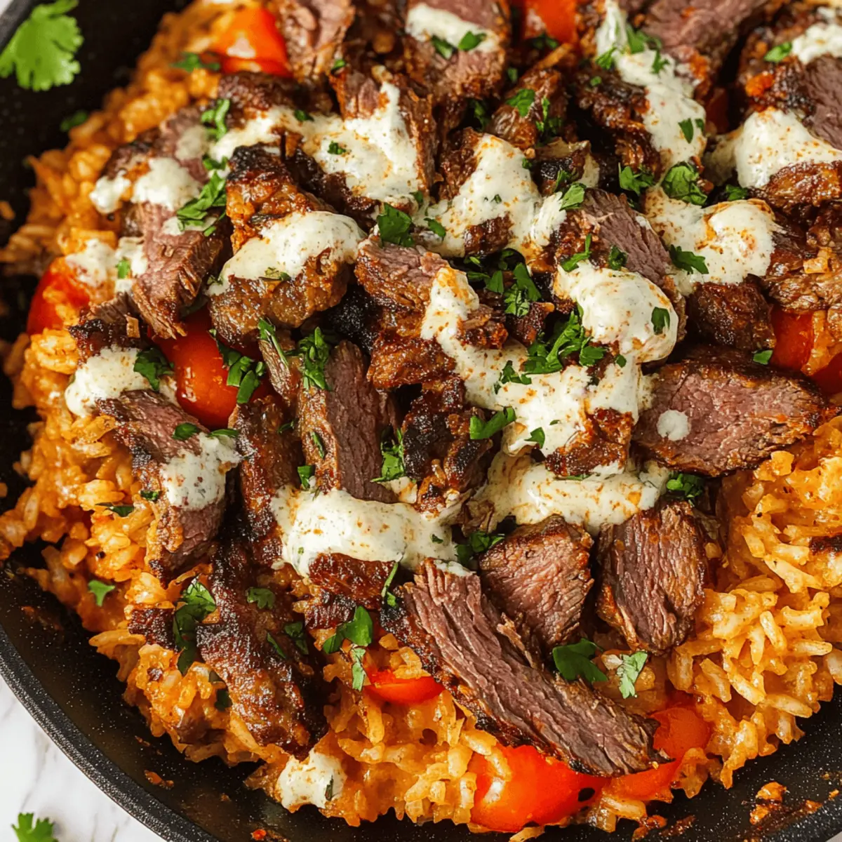 Steak & Queso Rice