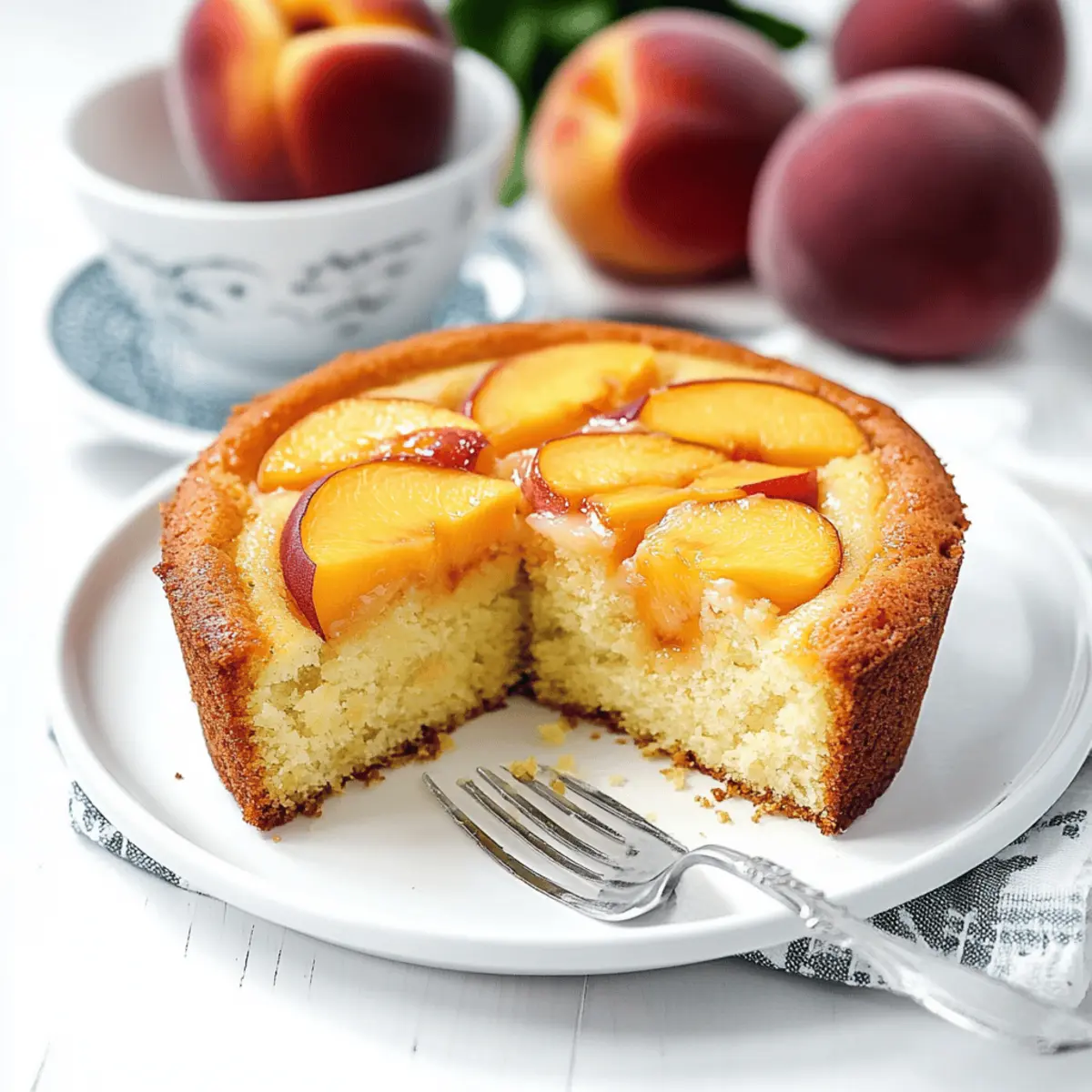 Irresistible Summer Peach Cake