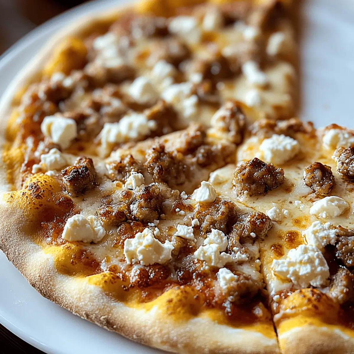 Delicious Hot Sausage Feta Honey Pizza Recipe You Must Try