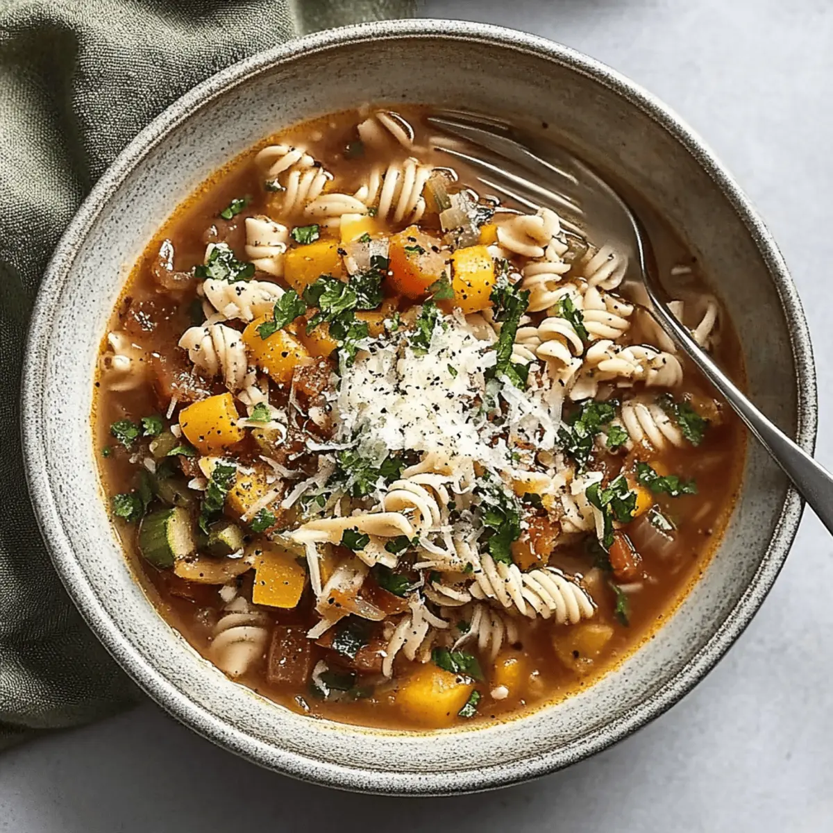 11 Low Calorie High Protein Soups: Chicken Tomato Soup with Rotini