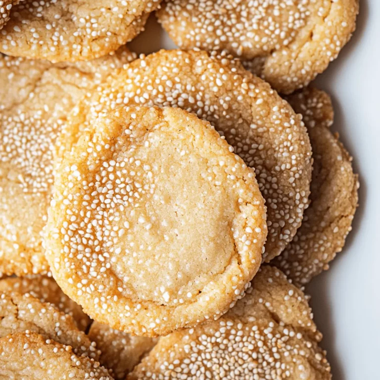Buttery Honey Sesame Cookies