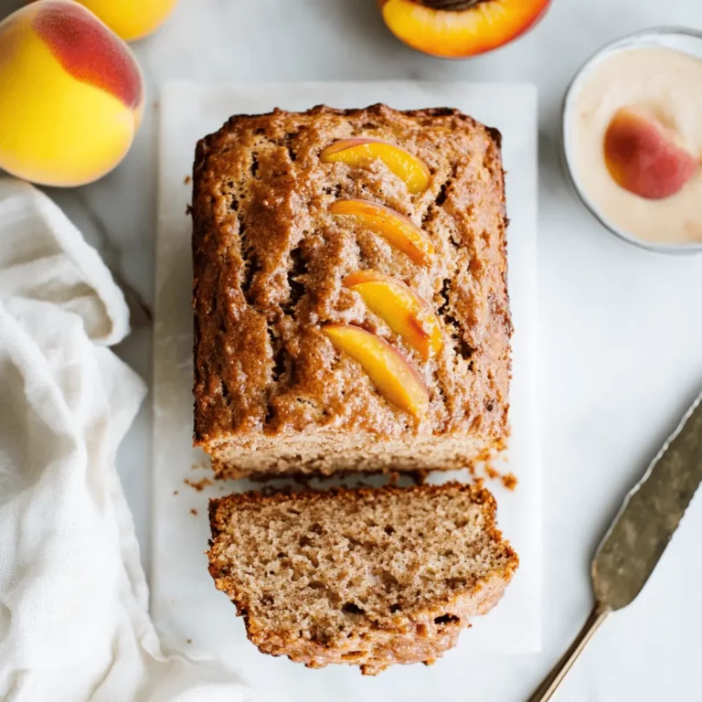 Cinnamon Peach Bread