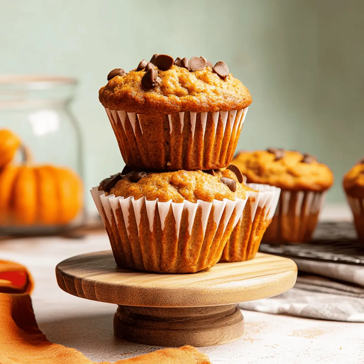 Healthy Pumpkin Spice Cottage Cheese Muffins Recipe for Fall