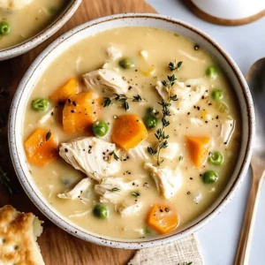 Healthy Chicken Pot Pie Soup
