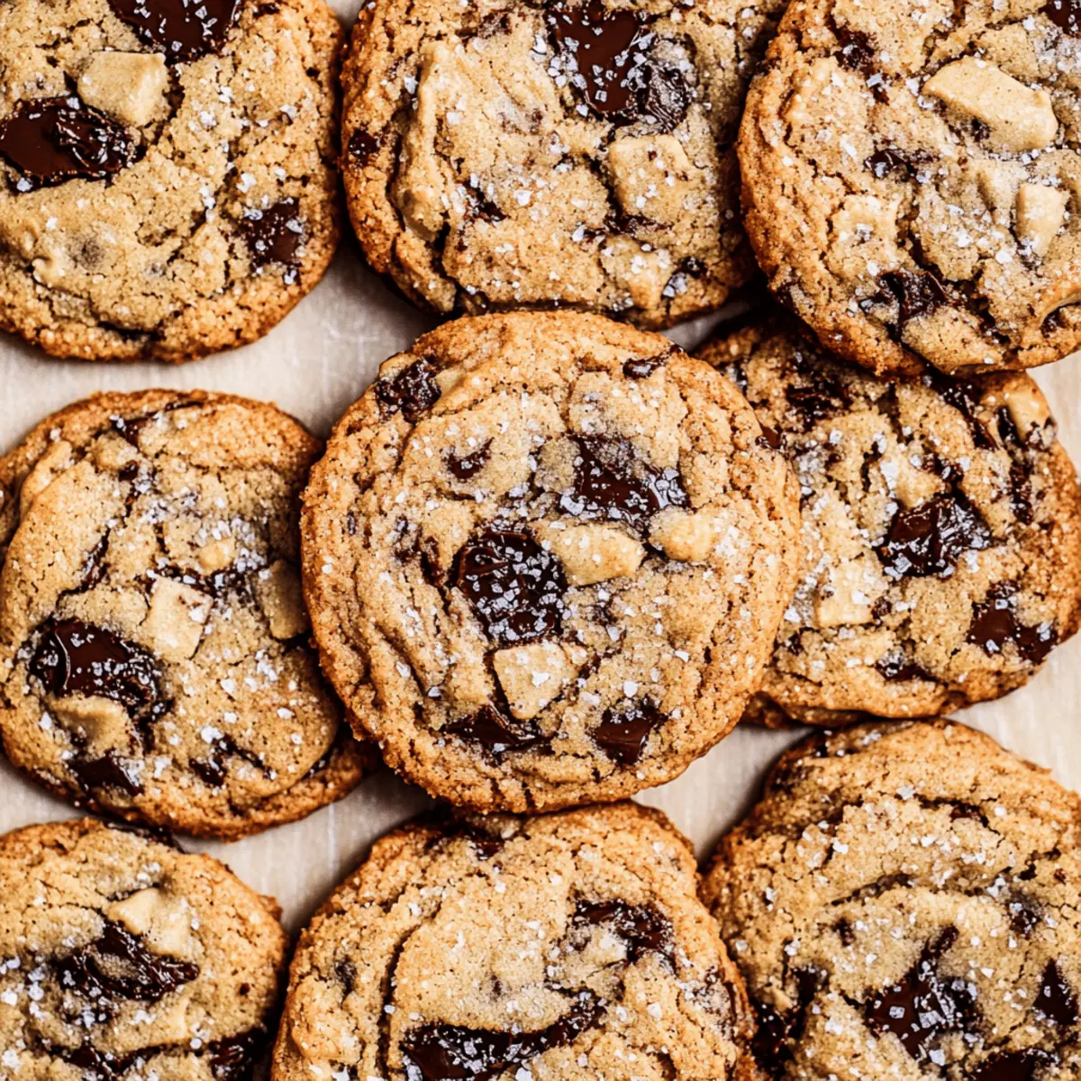 Brown Butter Coffee Toffee Cookies