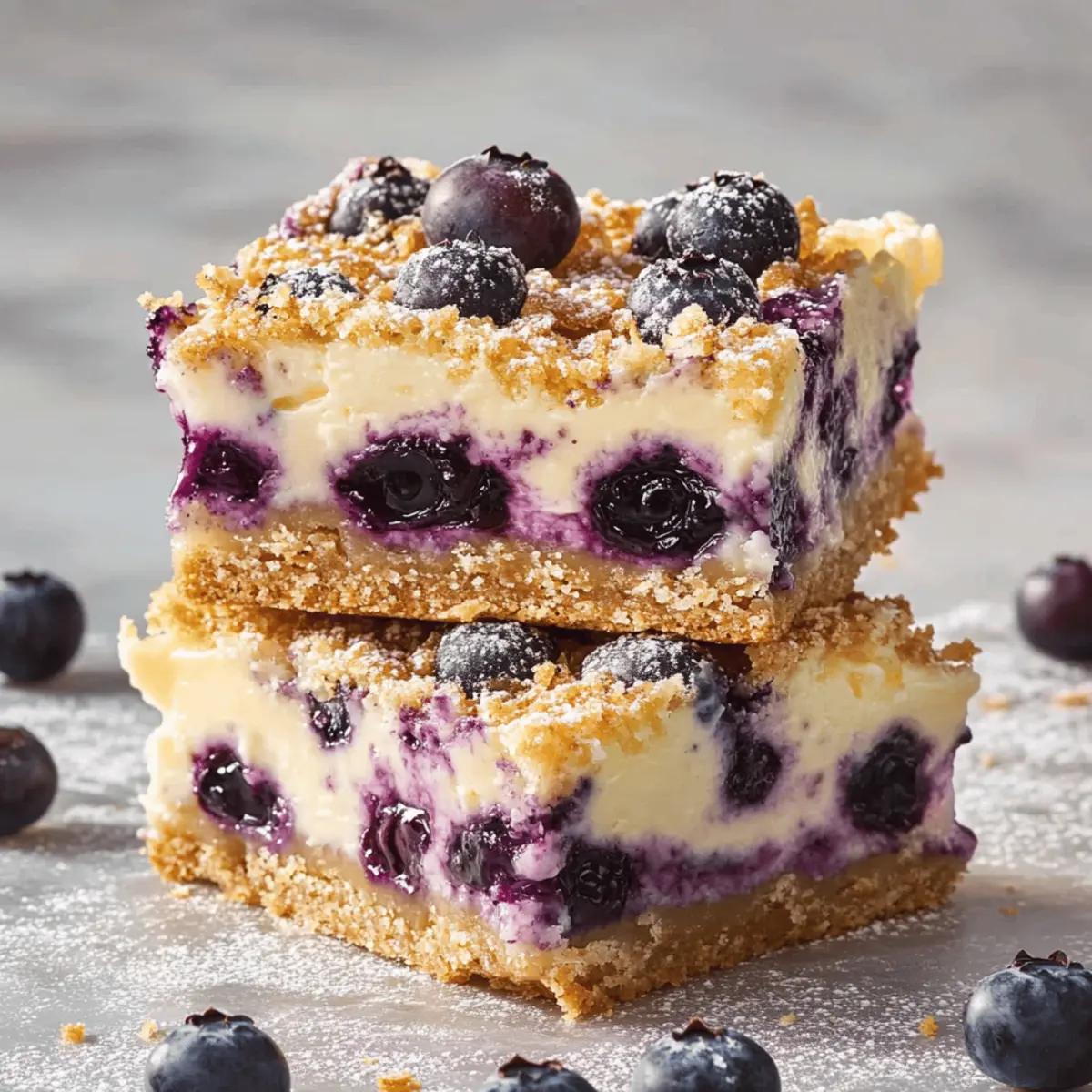 Delicious Lemon-Blueberry Cream Cheese Bars Recipe to Savor