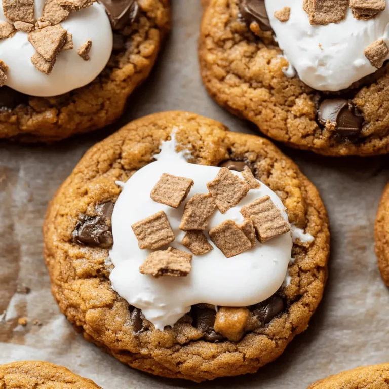 Pumpkin S'mores Cookies