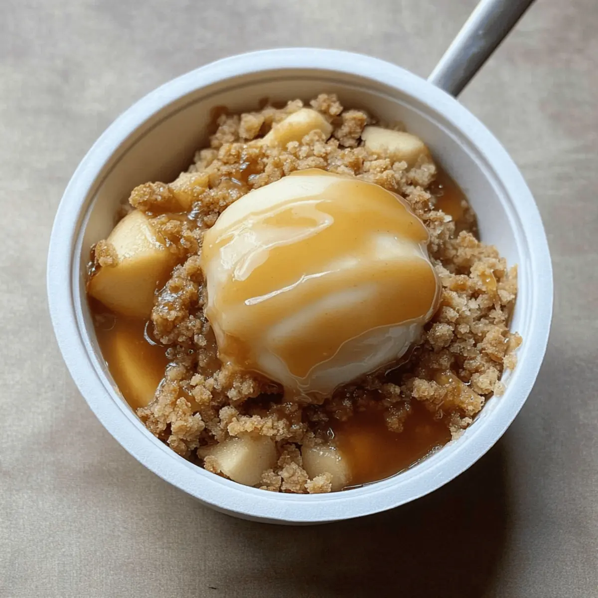 Single Serving Apple Crumble