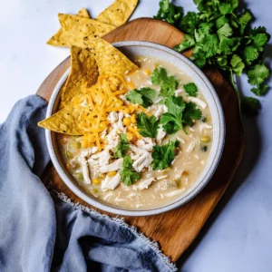 The Easiest Crockpot White Chicken Chili