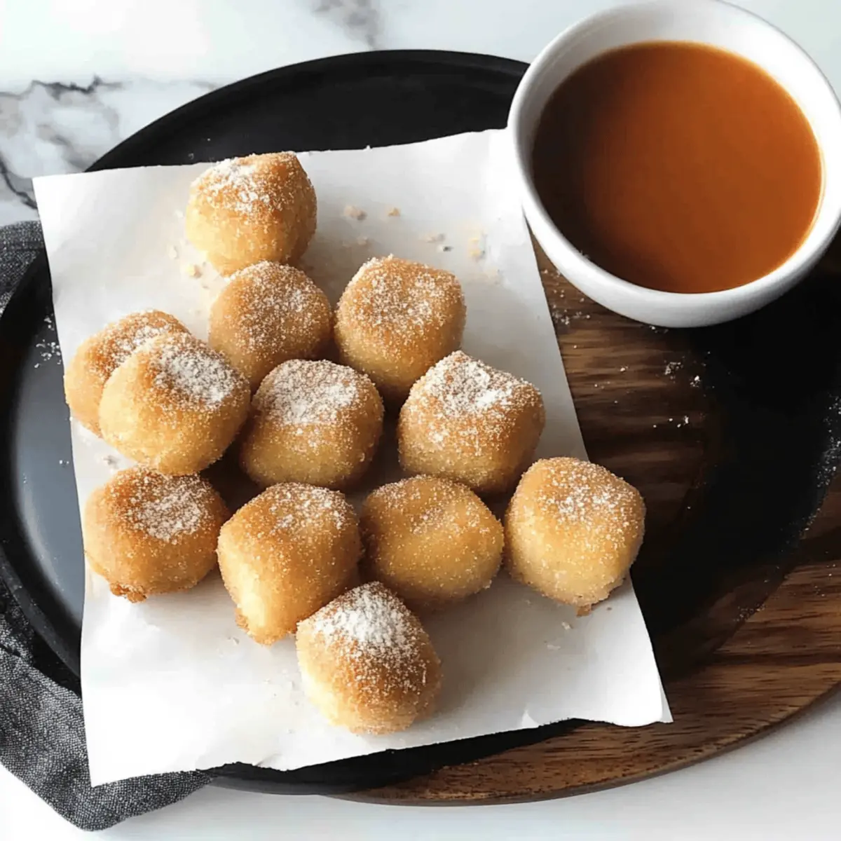 Easy Baked Churro Bites