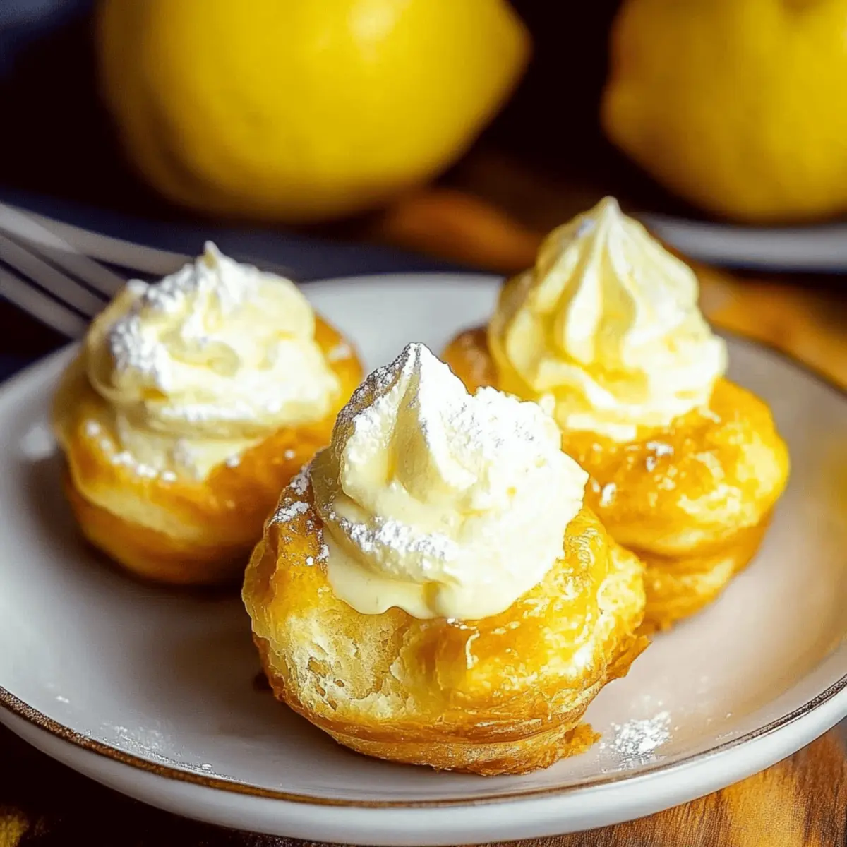 Delicious Springtime Lemon Cream Puffs Recipe for Sweet Treats