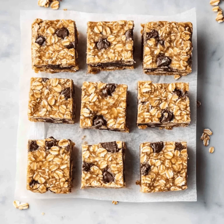 Healthy No-Bake Oatmeal Bars